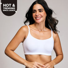 Nykd By Nykaa Easy Breezy Slip on Bra - Bright white NYB165 - White