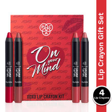 PAC XOXO Lip Crayon Kit - Highly Pigmented, Buttery Smooth Texture, Non Drying Water Resistant