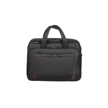 Samsonite Laptop Messenger Bag For Office | Softsided Briefcase One Side Bag For Men Women with 15.6" Sleeve | Pro-DLX 5, 17/23 Ltrs, Black