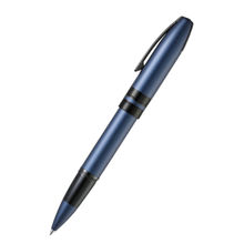 Sheaffer 9110 Icon Rollerball Pen - Metallic Blue With Glossy Black Pvd Trim