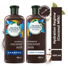 Herbal Essences Coconut Milk Shampoo & Conditioner For Hydration & Softness - No Parabens, No Colourants