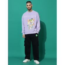 Griffel Mafia Oversized Lavender Tracksuit (Set of 2)