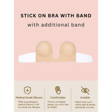 WomanLikeU Stick On Bra with Band