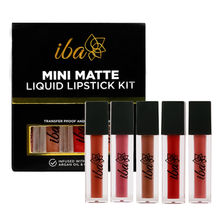 IBA Liquid Matte Mini Lipstick Kit