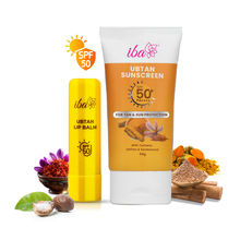 IBA Ubtan Lip Balm + Ubtan Sunscreen Combo
