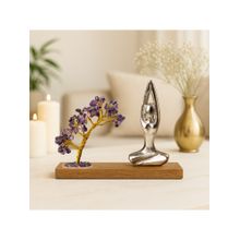 Ritualistic Namaste Amethyst Quartz Crystal Tree
