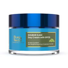 Blue Nectar Brightening Sunscreen for Men with SPF 30, Natural Sun Cream for Men (19 Herbs)