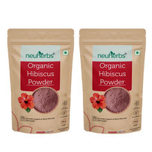 Neuherbs Organic Hibiscus Powder to Boost Skin and Hair Health with Vitamin C and No Added Colour