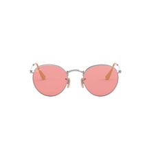 Ray-Ban 0RB3447 Light Pink Evolve Icons Round Sunglasses (50 mm)