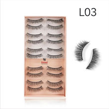 Bronson Professional Eyelash Set 3D False Long And Natural Eye Makeup No. L03