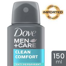 Dove Men + Care Clean Comfort Dry Spray Antiperspirant Deodorant