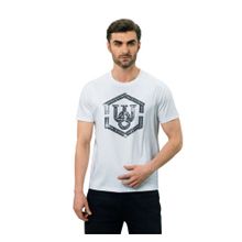 OUTERWORLD White Frosted Glam Men Luxury T-Shirt