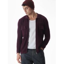 Jack & Jones Mens Regular Fit Purple Sweater