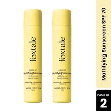 Foxtale SPF 70 PA++++ Mattifying Sunscreen - Pack Of 2