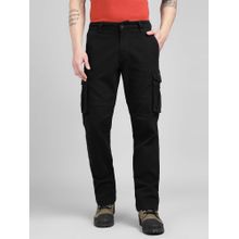 Royal Enfield Black Simple Cargo Trouser