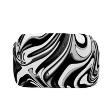 Crazy Corner Black Fluid Printed Portable Cosmetic Pouch