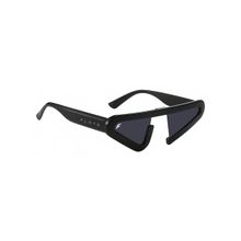 Floyd Black Frame Black UV Protected Lens Irregular Sunglasses (39)