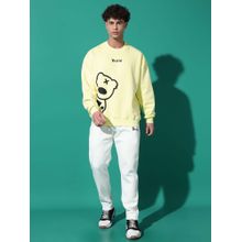 Griffel Teddy Regular Fit Yellow Sweatshirt with Trackpant (Set of 2)