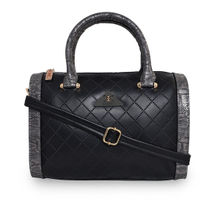 ESBEDA Black Color Glitter Top Handle Handbag For Womens