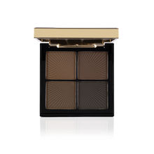 PAC Spotlight Eyebrow Palette X4 - Longlasting Micro Fine Powder Formula, Pigmented Natural Shades