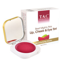 TAC - The Ayurveda Co. Lip And Cheek Tint, Shea Butter Lip Stain (Beet Mighty Pink)