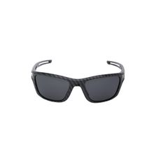 Carlton London Premium Men Black Polarised & UV Protected Lens Sports Sunglasses - CLSM147