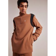 Muvazo Brown Polyester Sweatshirt