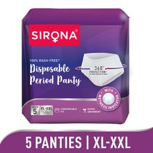 Sirona Disposable Period Panties XL-XXL For Heavy Flow, 360 Protection ,No Leakage Or Rashes