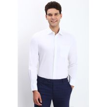 Allen Solly Men White Regular Fit Solid Full Sleeves Formal Shirts