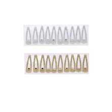 LAIDA 20 Sparkling Gold and Silver Tic Tac Clips for Women and Kids