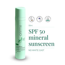 Orimii 100% Pure Mineral WATERY Sunscreen SPF 50 | Lightweight, Non-Comedogenic Fluid Sunscreen