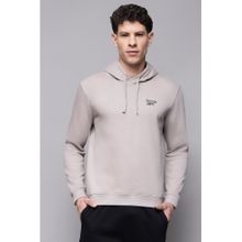 Reebok Men Beige Hoodies