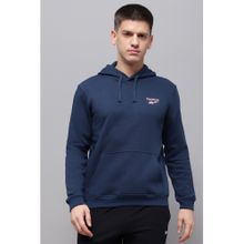 Reebok Men Navy Blue Hoodies