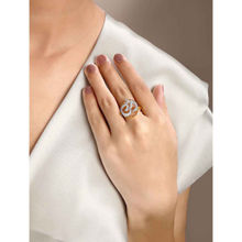 Sica Jewellery Women Silver Om Ring