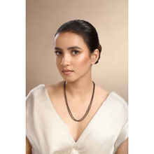 Sica Jewellery Women Black Double Line Black Beads Mangalsutra