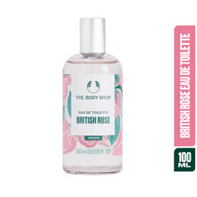 The Body Shop British Rose Eau De Toilette, Long-Lasting Floral Fragrance, 91% Natural