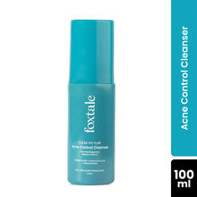 Foxtale Acne Control Cleanser with Salicylic Acid & Niacinamide, Controls Oil & Fights Acne