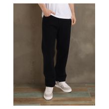 Style Quotient Men Black Relaxed Fit Mid Rise Cotton Jeans