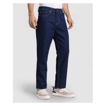 Style Quotient Men Dark Blue Straight Fit Mid Rise Stretchable Jeans