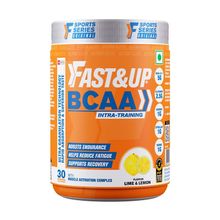 Fast&Up BCAA Supplements For Muscle Recovery Lime Lemon Flavor