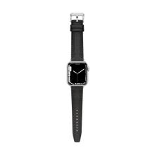 Timberland Bainbridge Strap for Apple/Samsung smart watch 22mm black Leather Band-TDOUL0000402