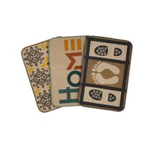 Saral Home Multi-Color Jute Printed Antiskid Doormats