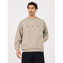 Styli Men Boxy Fit Printed Utility Heavy Sweatshirt