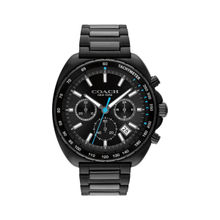 Coach Charter Qtz Fashion Chrono Black Tonneau Dial Men Watch (14602705) (M)