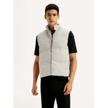 Levi's Grey High Neck Puffer Jacket