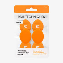 Real Techniques Mini Miracle Concealer Puff 6 Pack