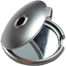 Nascita Gray Round Pocket & Bag Makeup Mirror