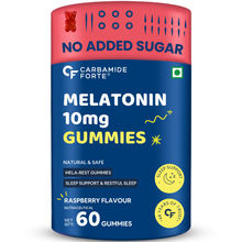 Carbamide Forte Sleeping Pills Melatonin 10mg Gummies For Better Sleep Raspbeerry flavour