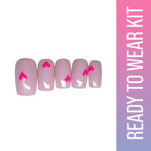 SOEZI I Heart You Reusable Press On Nail - Ready To Wear Kit