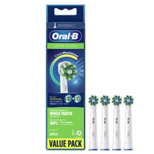 Oral-B Cross Action Electric Toothbrush Replacement Heads - Pack of 4